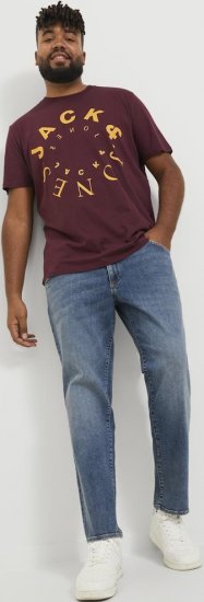 Jack & Jones GLENN FOX SBD 948 Jeans Blue Denim - Дънки и панталони - мъжки Дънки и панталони големи размери
