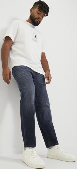 Jack & Jones GLENN FOX GE 224 Jeans Blue Denim - Дънки и панталони - мъжки Дънки и панталони големи размери
