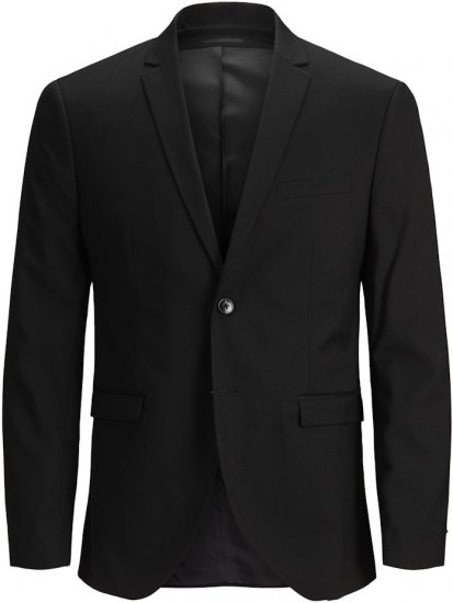 Jack & Jones FRANCO Blazer Black - Костюми - мъжки костюми големи размери