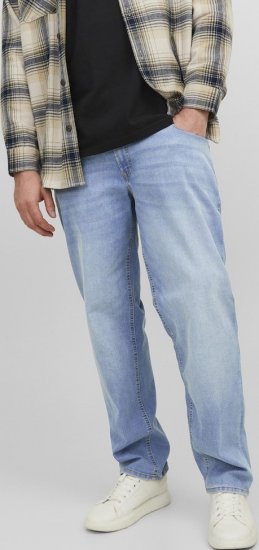 Jack & Jones MIKE JORIGINAL SQ 330 Jeans Blue Denim - Дънки и панталони - мъжки Дънки и панталони големи размери