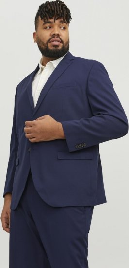 Jack & Jones FRANCO Blazer Medieval Blue - Костюми - мъжки костюми големи размери