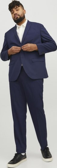 Jack & Jones FRANCO Blazer Medieval Blue - Костюми - мъжки костюми големи размери