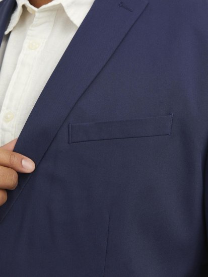 Jack & Jones FRANCO Blazer Medieval Blue - Костюми - мъжки костюми големи размери
