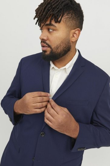 Jack & Jones FRANCO Blazer Medieval Blue - Костюми - мъжки костюми големи размери