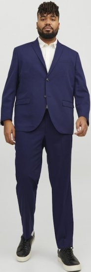  Jack & Jones FRANCO Suit Pants Medieval Blue - Костюми - мъжки костюми големи размери