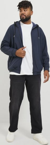 Jack & Jones BASIC Water-Resistant Softshell Jacket Navy Blazer - Якета - мъжки якета големи размери