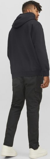 Jack & Jones STAR Hoodie Black - Суичъри & cуичъри с качулка - мъжки суичъри големи размери