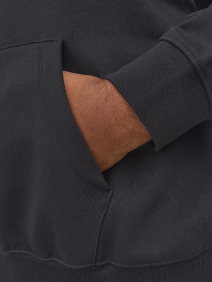 Jack & Jones STAR Hoodie Black - Суичъри & cуичъри с качулка - мъжки суичъри големи размери