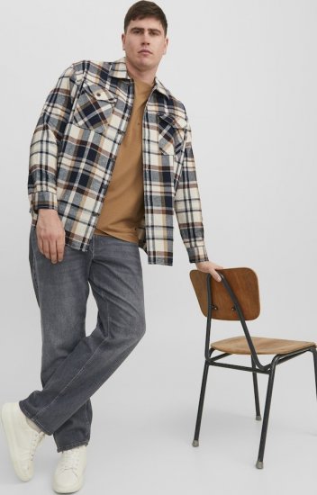 Jack & Jones MIKE ORIGINAL SQ 270 Jeans Black Denim - Дънки и панталони - мъжки Дънки и панталони големи размери