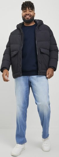 Jack & Jones BRADLEY Sweatshirt Navy Blazer - Суичъри & cуичъри с качулка - мъжки суичъри големи размери