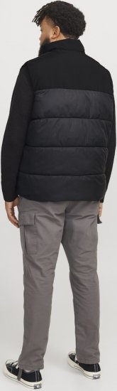 Jack & Jones MOON Bodywarmer Black - Якета - мъжки якета големи размери