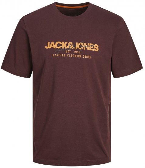 Jack & Jones JJALVIS Vineyard Wine - Тениски - мъжки тениски големи размери