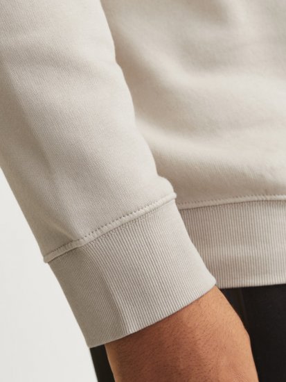 Jack & Jones LEGACY 2 Color Hoodie Beige - Суичъри & cуичъри с качулка - мъжки суичъри големи размери