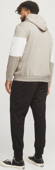 Jack & Jones LEGACY 2 Color Hoodie Beige - Суичъри & cуичъри с качулка - мъжки суичъри големи размери