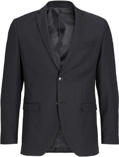 Jack & Jones SOLARIS Blazer Black - Костюми - мъжки костюми големи размери