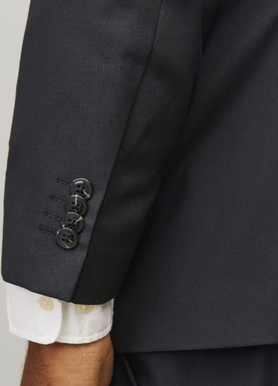 Jack & Jones SOLARIS Blazer Black - Костюми - мъжки костюми големи размери