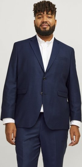Jack & Jones SOLARIS Blazer Dark Navy - Костюми - мъжки костюми големи размери