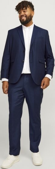 Jack & Jones SOLARIS Blazer Dark Navy - Костюми - мъжки костюми големи размери