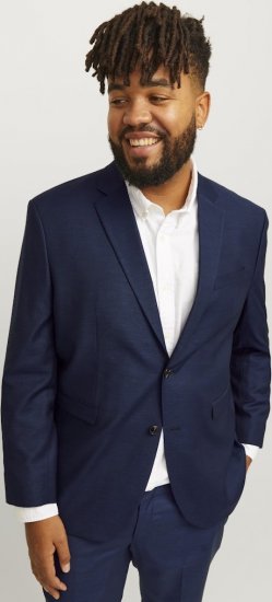 Jack & Jones SOLARIS Blazer Dark Navy - Костюми - мъжки костюми големи размери