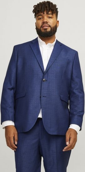 Jack & Jones SOLARIS Blazer Medieval Blue - Костюми - мъжки костюми големи размери