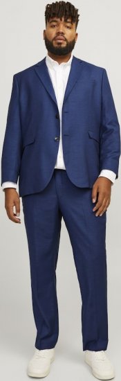 Jack & Jones SOLARIS Blazer Medieval Blue - Костюми - мъжки костюми големи размери