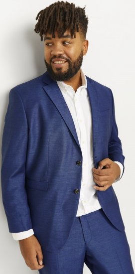 Jack & Jones SOLARIS Blazer Medieval Blue - Костюми - мъжки костюми големи размери