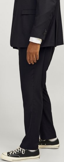 Jack & Jones SOLARIS Trousers Black - Костюми - мъжки костюми големи размери
