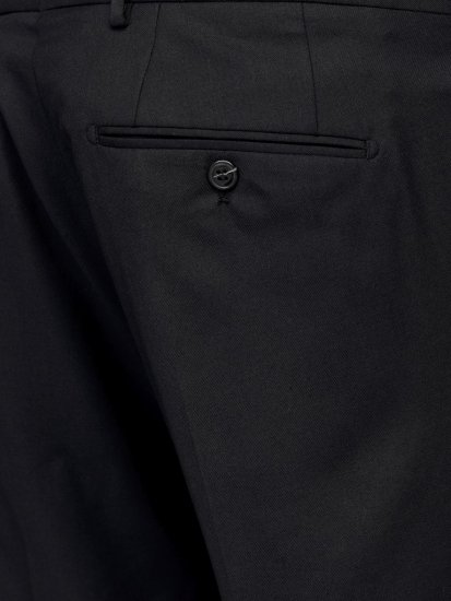Jack & Jones SOLARIS Trousers Black - Костюми - мъжки костюми големи размери