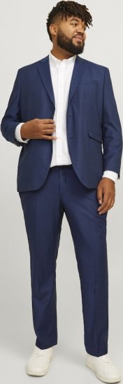 Jack & Jones SOLARIS Trousers Dark Navy - Костюми - мъжки костюми големи размери