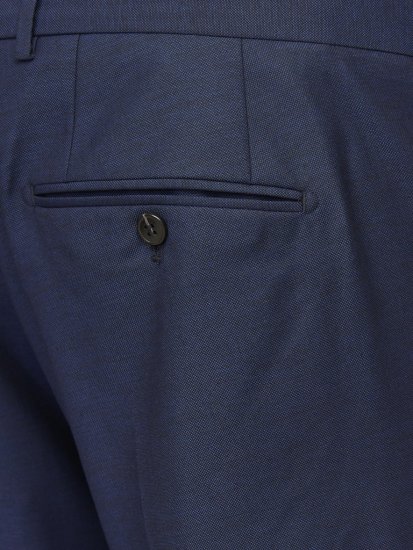 Jack & Jones SOLARIS Trousers Dark Navy - Костюми - мъжки костюми големи размери