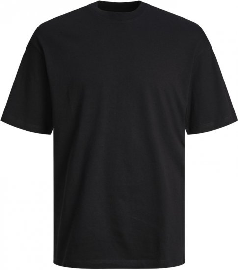 Jack & Jones JJEBRADLEY T-Shirt Black - Тениски - мъжки тениски големи размери