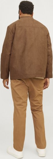 Jack & Jones DYLAN Clean Jacket Brown - Якета - мъжки якета големи размери