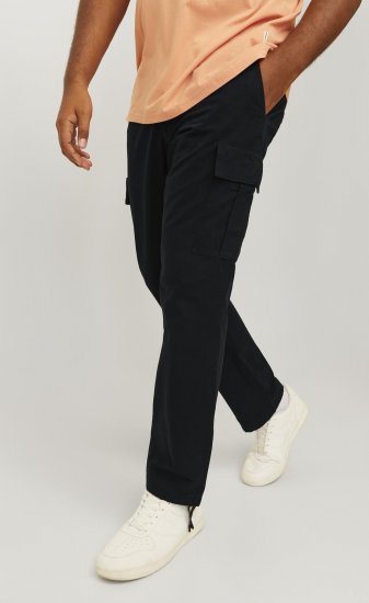 Jack & Jones JPSTKANE JJBARKLEY Cargopants Black - Дънки и панталони - мъжки Дънки и панталони големи размери