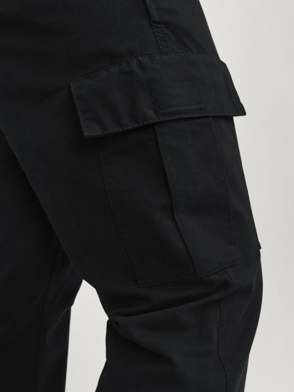 Jack & Jones JPSTKANE JJBARKLEY Cargopants Black - Дънки и панталони - мъжки Дънки и панталони големи размери