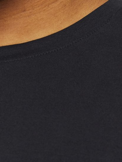 Jack & Jones CORP Logo Play 5 T-Shirt Black - Тениски - мъжки тениски големи размери