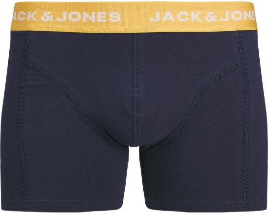 Jack & Jones SKULLROCK Trunks 3-Pack Navy Blazer - Бельо & Бански шорти - Мъжко бельо големи размери