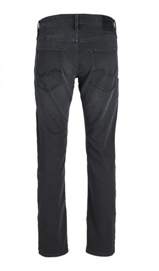 Jack & Jones JJIMIKE JJICON I.K. SQ 028 Jeans Black Denim - Дънки и панталони - мъжки Дънки и панталони големи размери