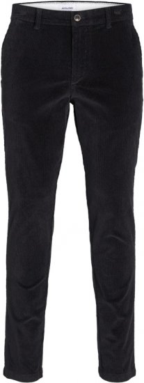 Jack & Jones MARCO Corduroy Chinos Pants Black - Дънки и панталони - мъжки Дънки и панталони големи размери