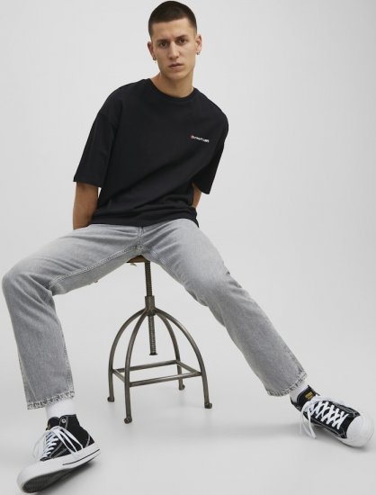 Jack & Jones CHRIS ORIGNIAL AKM 928 Grey Denim - Дънки и панталони - мъжки Дънки и панталони големи размери