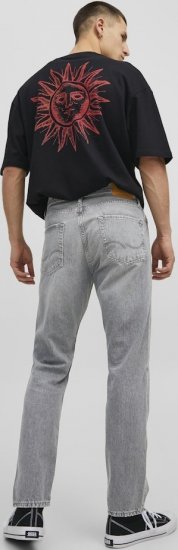 Jack & Jones CHRIS ORIGNIAL AKM 928 Grey Denim - Дънки и панталони - мъжки Дънки и панталони големи размери