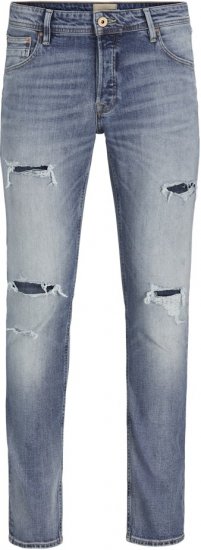 Jack & Jones GLENN CB 625 Jeans Blue Denim - Дънки и панталони - мъжки Дънки и панталони големи размери