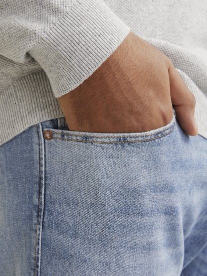 Jack & Jones GLENN CB 625 Jeans Blue Denim - Дънки и панталони - мъжки Дънки и панталони големи размери