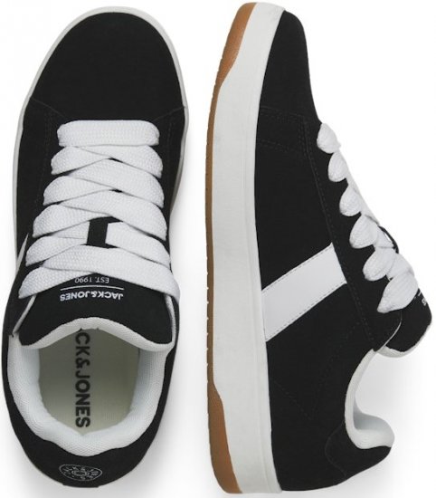 Jack & Jones Miles SYN Suede Sneakers Black - Мъжки oбувки 40-52 - 