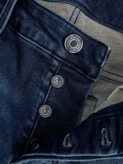 Jack & Jones Glenn Icon SQ 422 Jeans Blue Denim - Дънки и панталони - мъжки Дънки и панталони големи размери