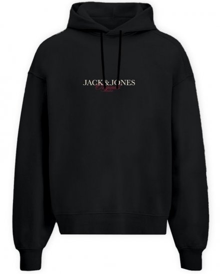Jack & Jones Billyburg Sweatshirt Black - Суичъри & cуичъри с качулка - мъжки суичъри големи размери