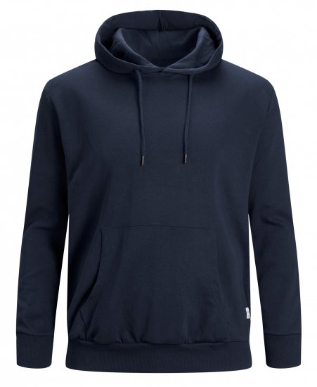 Jack & Jones Basic Sweat Hood Navy Blazer - Суичъри & cуичъри с качулка - мъжки суичъри големи размери