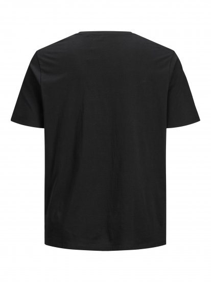 Jack & Jones Organic Basic T-shirt Black - Тениски - мъжки тениски големи размери