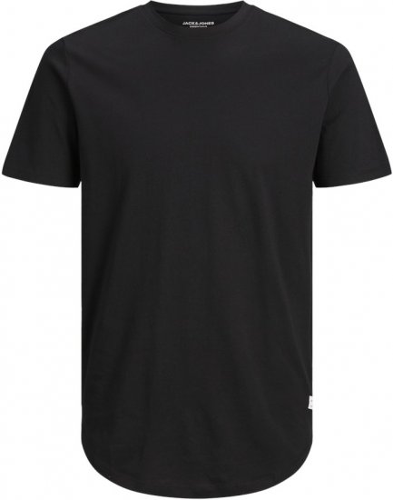 Jack & Jones NOA Crew Neck T-Shirt Black - Тениски - мъжки тениски големи размери
