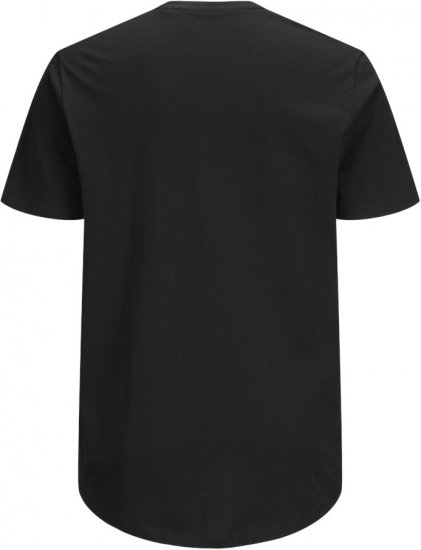 Jack & Jones NOA Crew Neck T-Shirt Black - Тениски - мъжки тениски големи размери