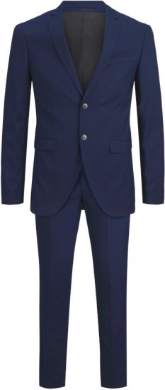 Jack & Jones FRANCO Suit Medieval Blue - Костюми - мъжки костюми големи размери